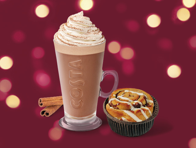 Skořicové mocha latte a Skořicová rolka