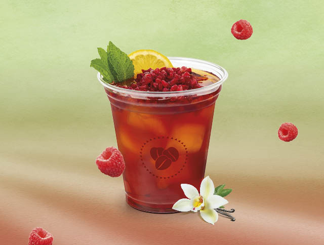 Rooibos malinovo-vanilkový ledový čaj