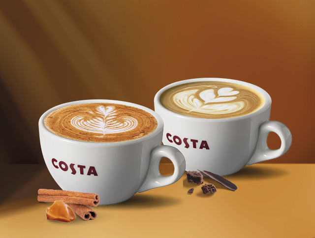 Podzimní flat white duo